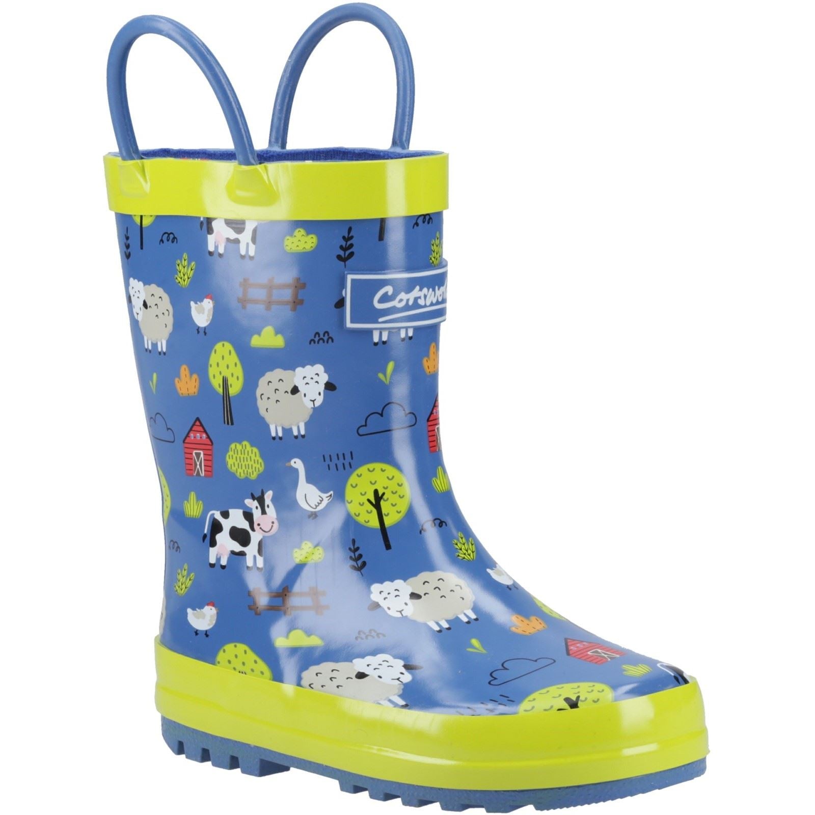 Cotswold Puddle Rubber Kid's Farm Wellington Boots