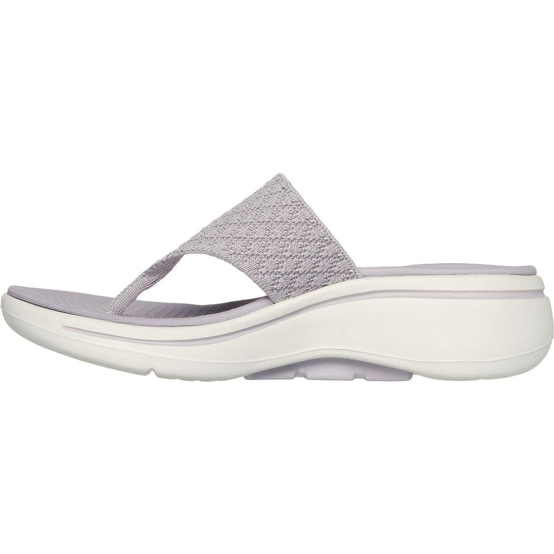Skechers Go Walk Arch Fit Sandal Spellbound Polyester Women's Lilac Sandals
