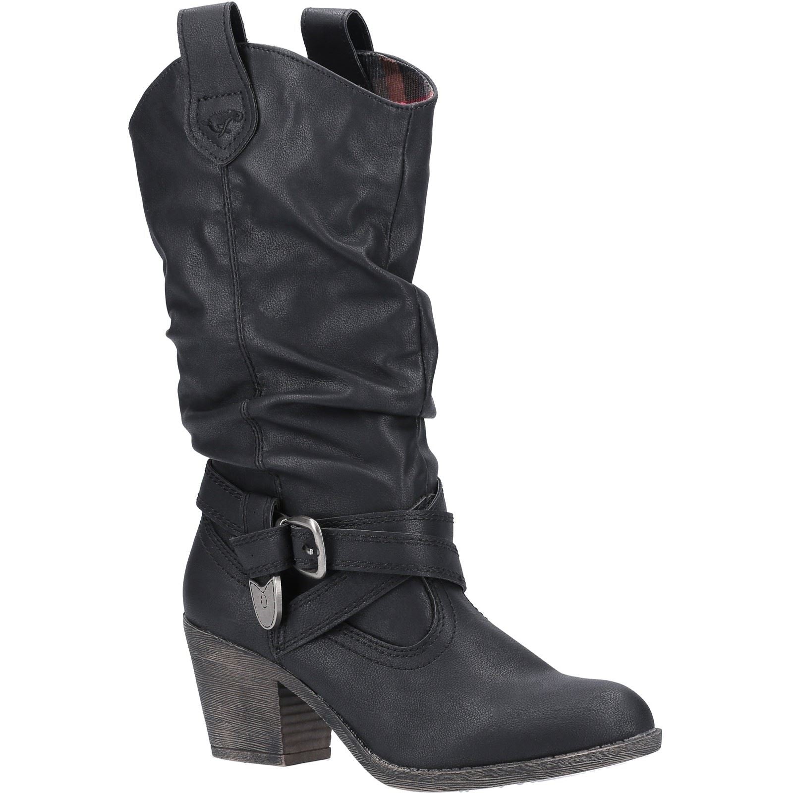 Rocket Dog Sidestep Synthetic Women's Black Boots