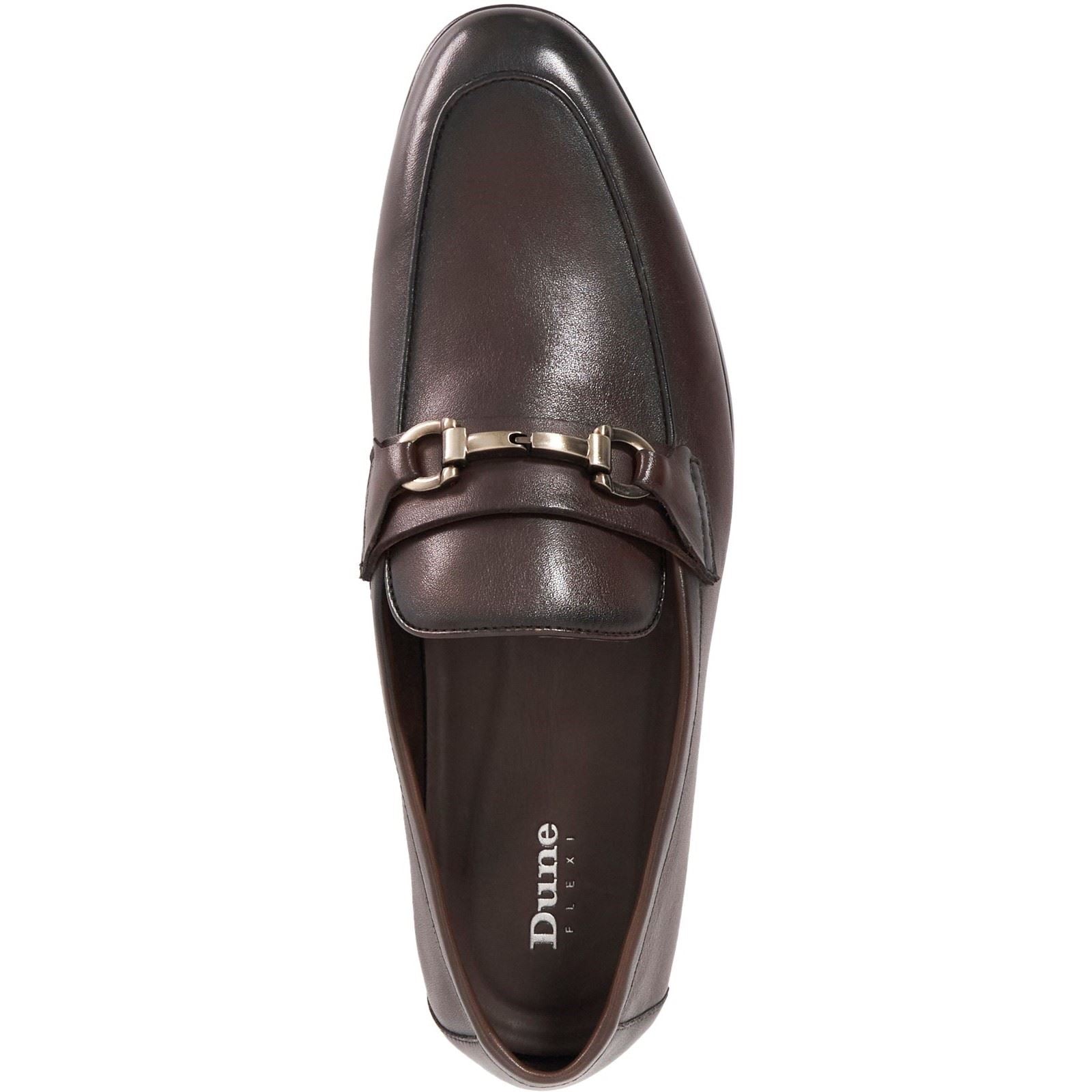 Dune Seymore Leather Men's Brown Loafers