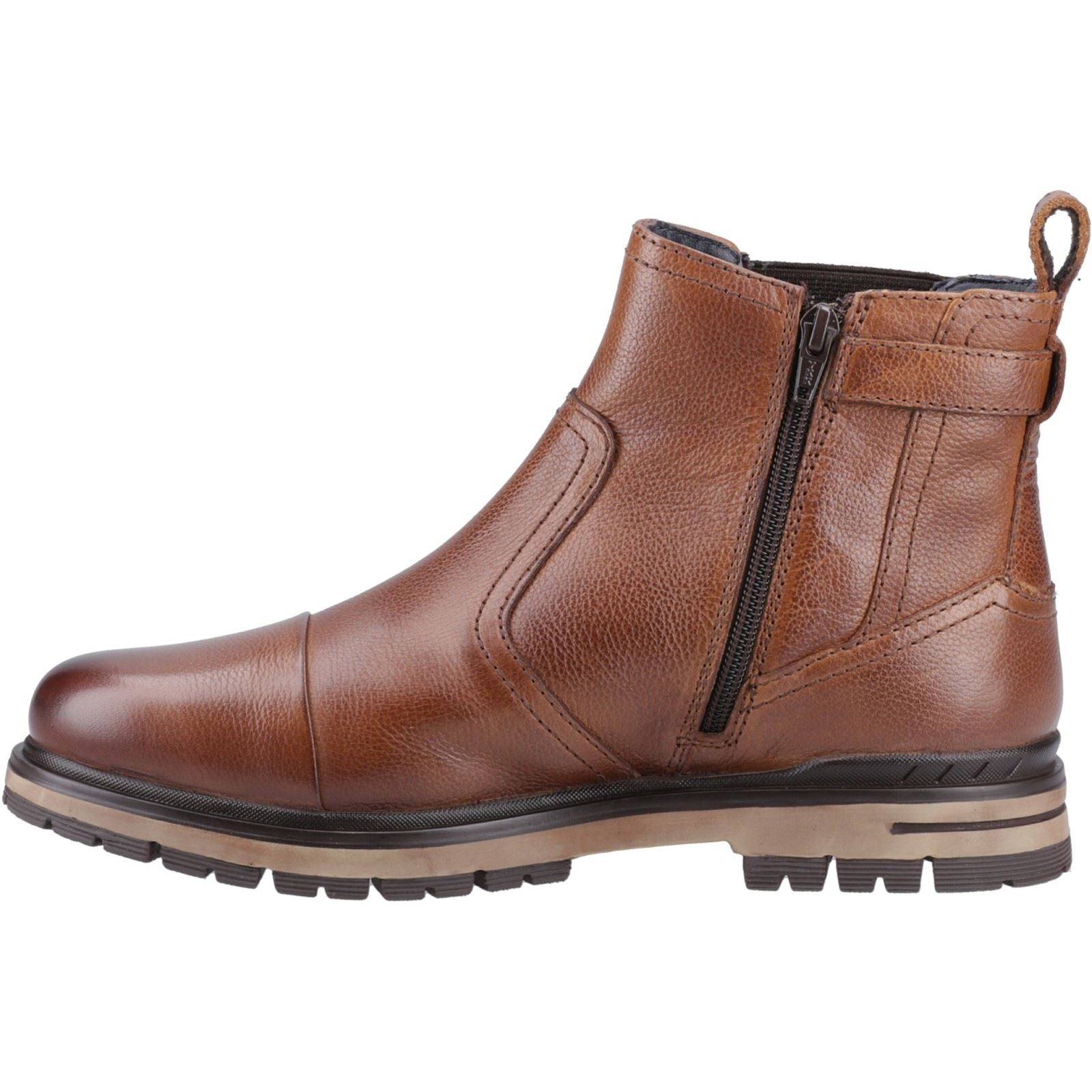 Pod Apollo Leather/Textile Men's Brown Boots