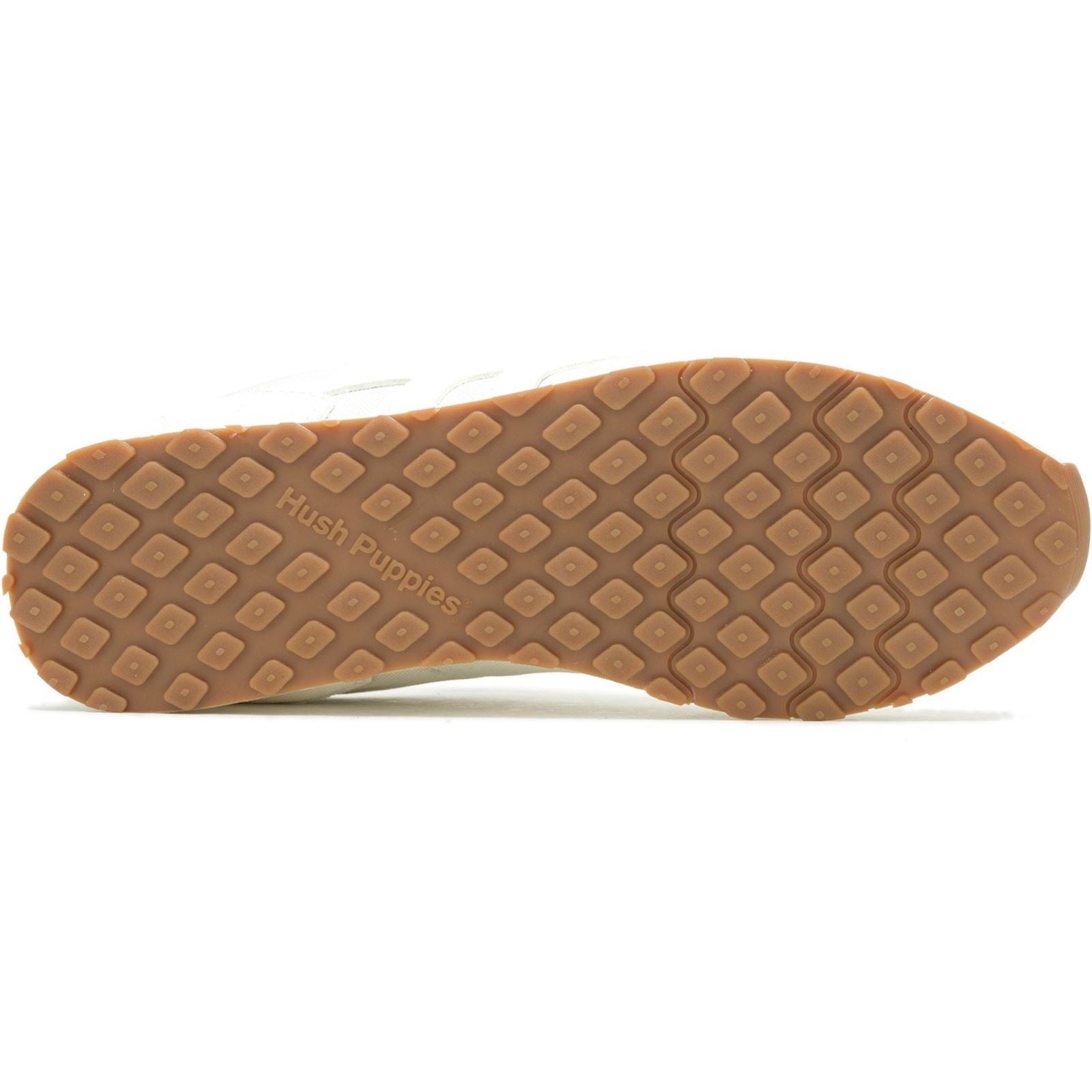 Hush Puppies Seventy8 Leather Women's Cream Sneakers