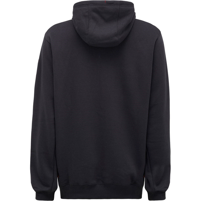 Hard Yakka Brushed Fleece Polyester Men's Grey Hooded Sweatshirt
