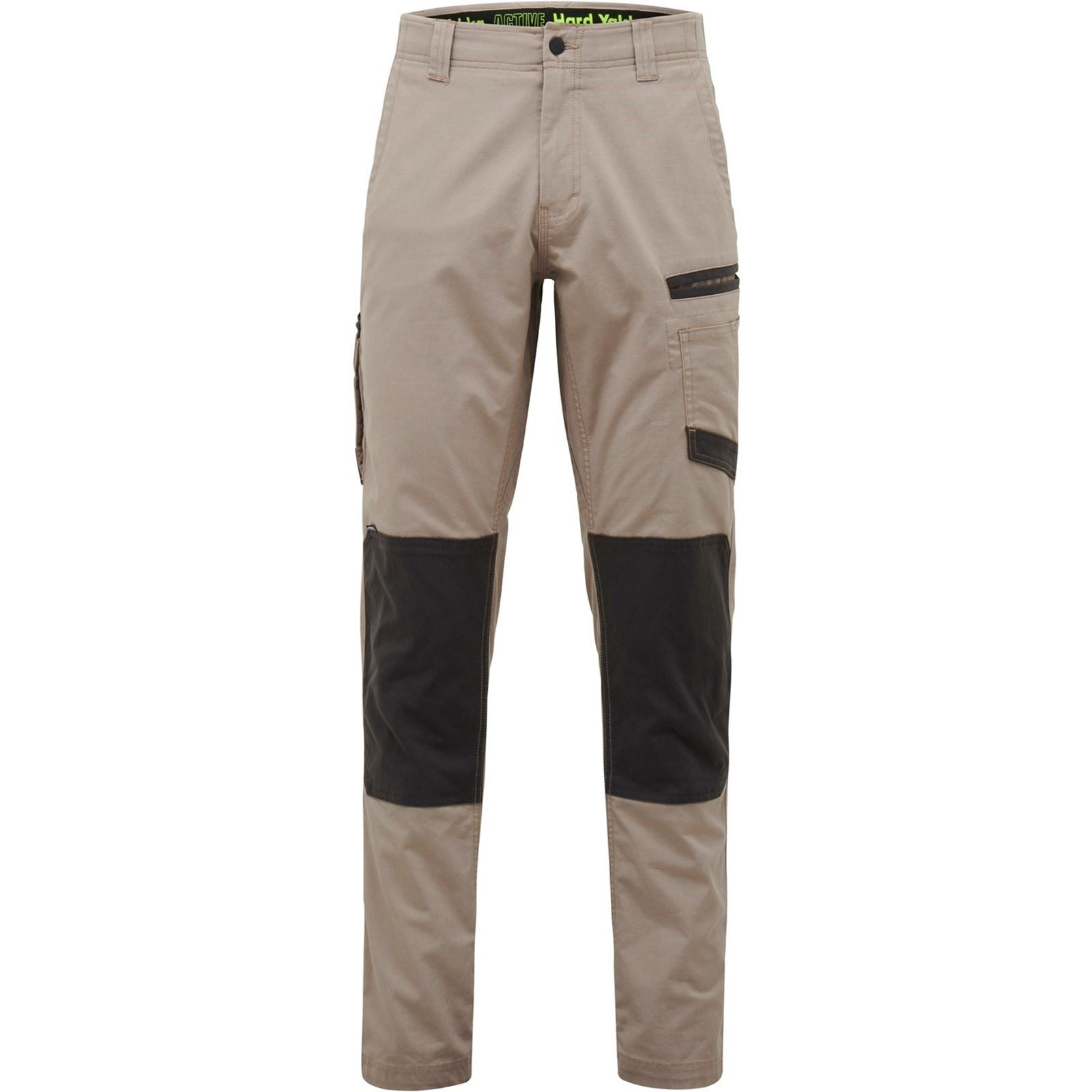 Hard Yakka Raptor Active Cotton Men's Tan Outdoor Trousers