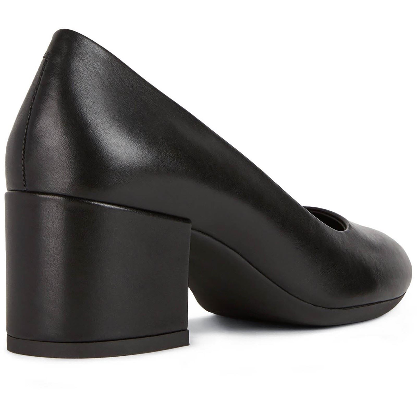 Geox D ELEANA A Leather Bovine Full Grain Women's Black Heels