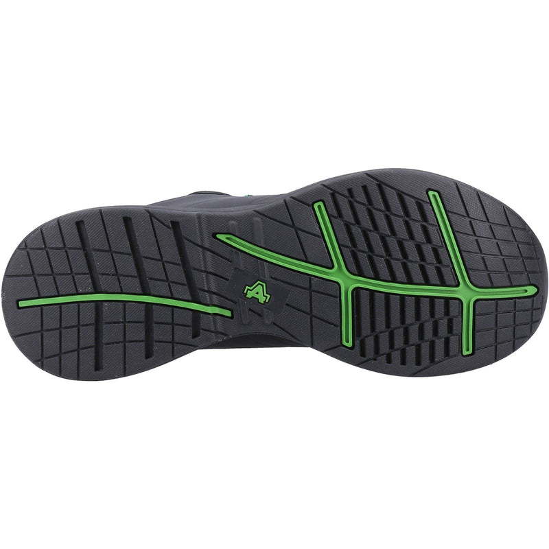 Amblers Safety 612 Leather Women's Black Safety Sneakers
