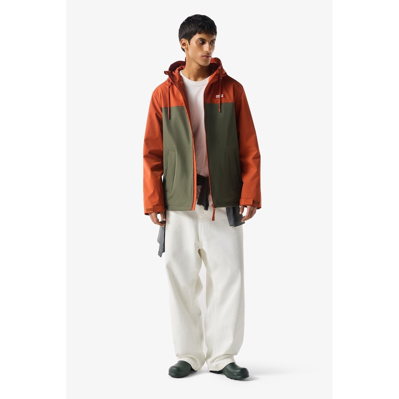 Hunter Original Mens Block Waterproof Men's Red Rain Jacket