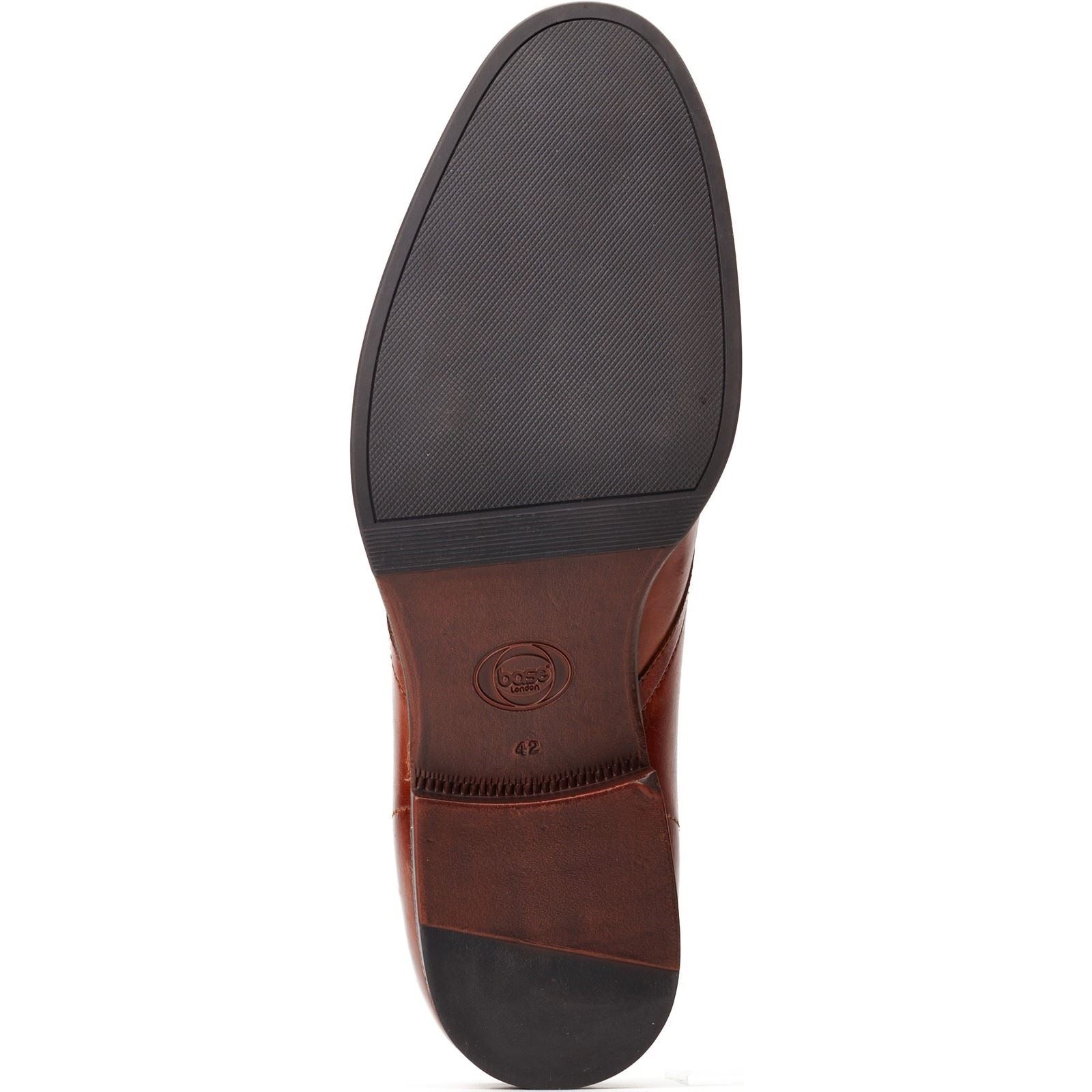 Base London Wallis Leather Men's Burnt Tan Ankle Boots