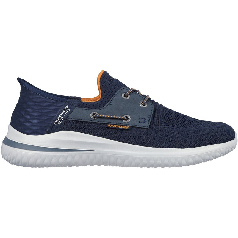 Skechers Delson 3.0 Roth Textile Men's Navy Trainers