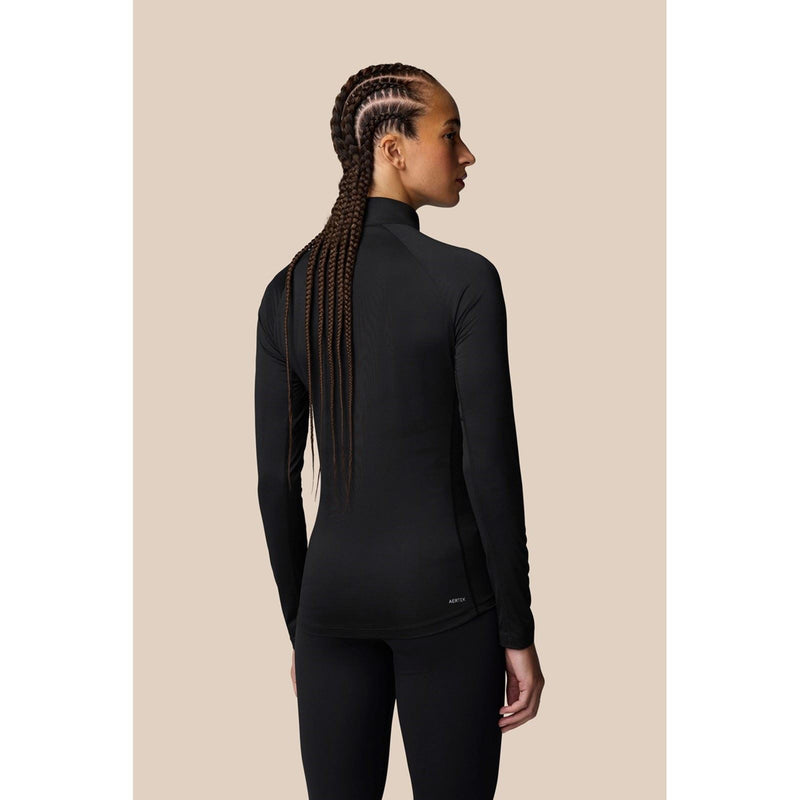 Castore 1/2 Zip Long Sleeve Top Synthetic Women's Black