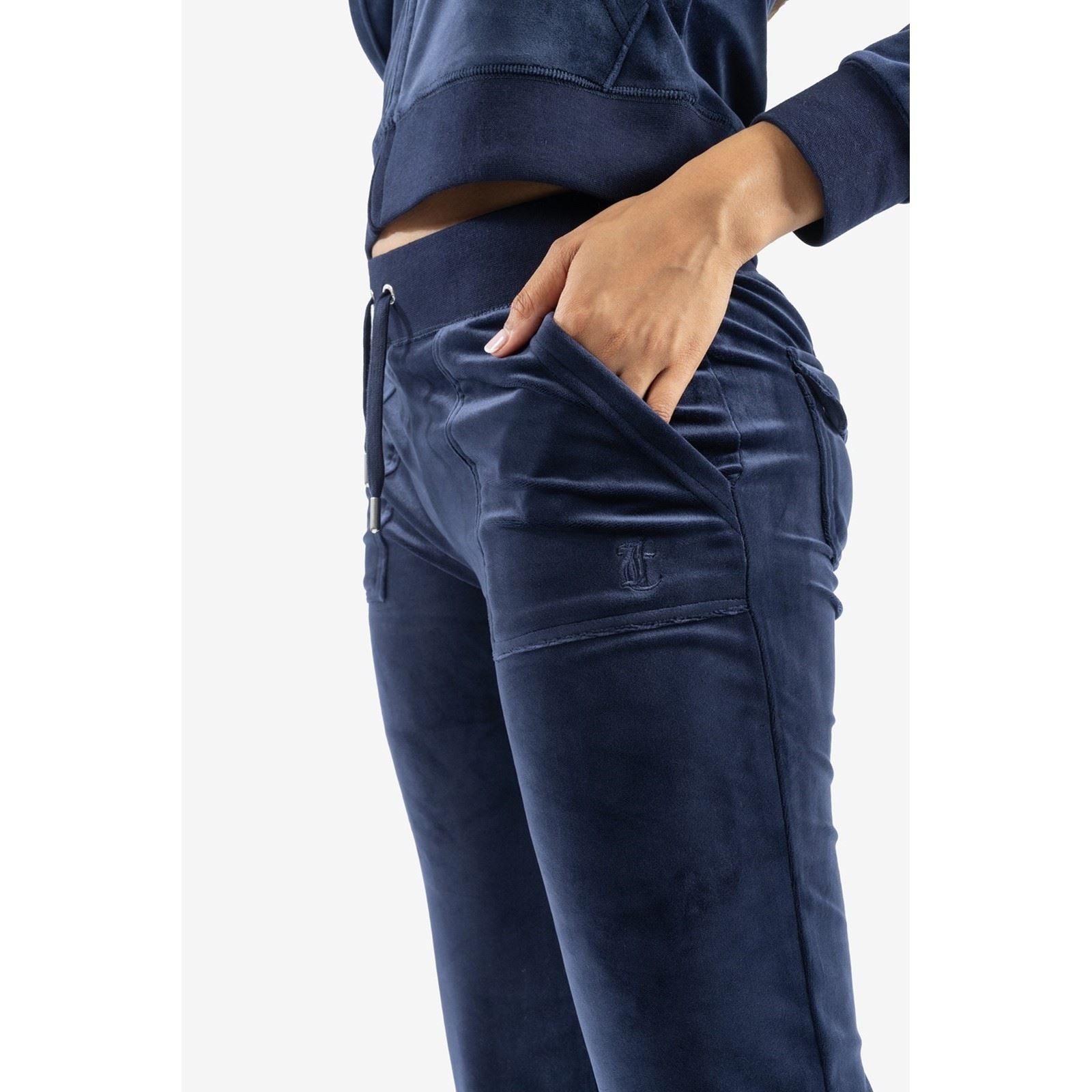 Juicy Couture Del Ray Polyester Women's Blue Joggers