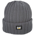 Caterpillar Rib Watch Unisex Adults Grey Beanie Hat