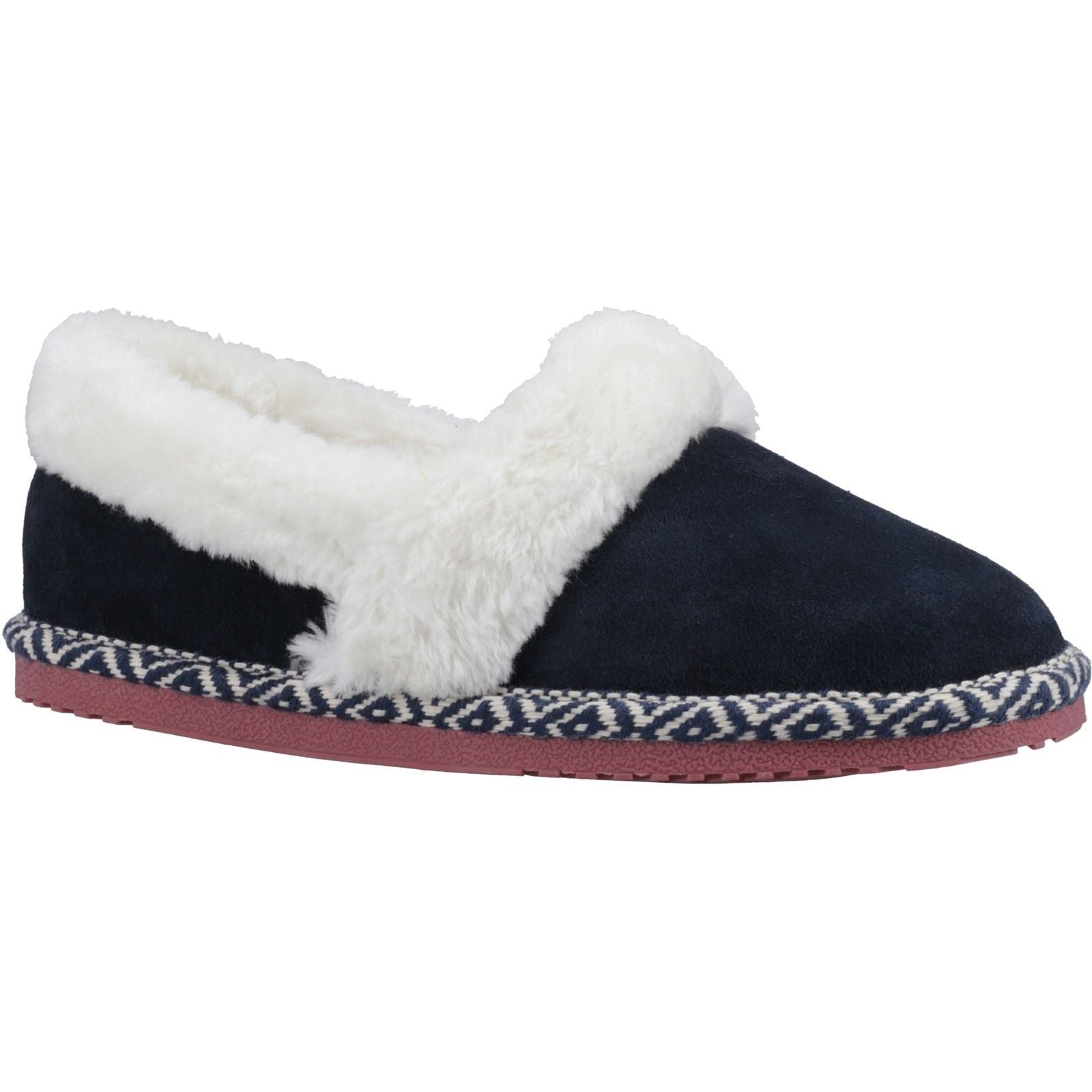 Hush Puppies Ariel Suede Women's Navy Slippers