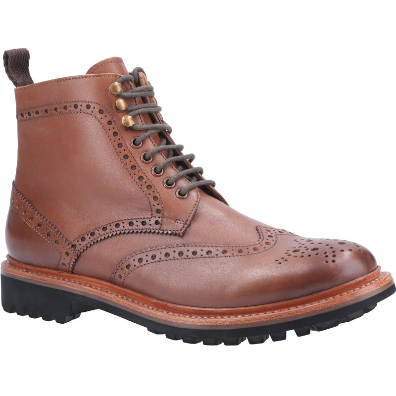 Cotswold Rissington Commando Leather Men's Brown Boots