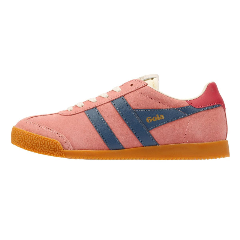 Gola Elan Suede Women's Coral Pink/Blue Sneakers