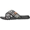 HEYDUDE Christi Slide Cottage Crochet Cotton Women's Black/White Sandals