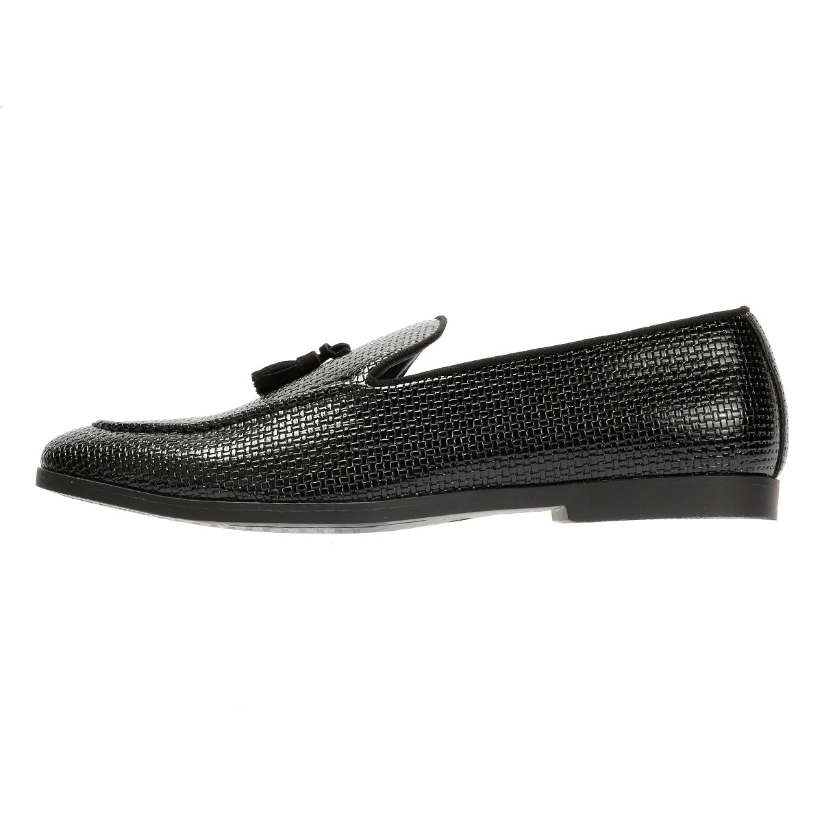 Antique Rogue Henry Patent PU Leather Men's Black Loafers