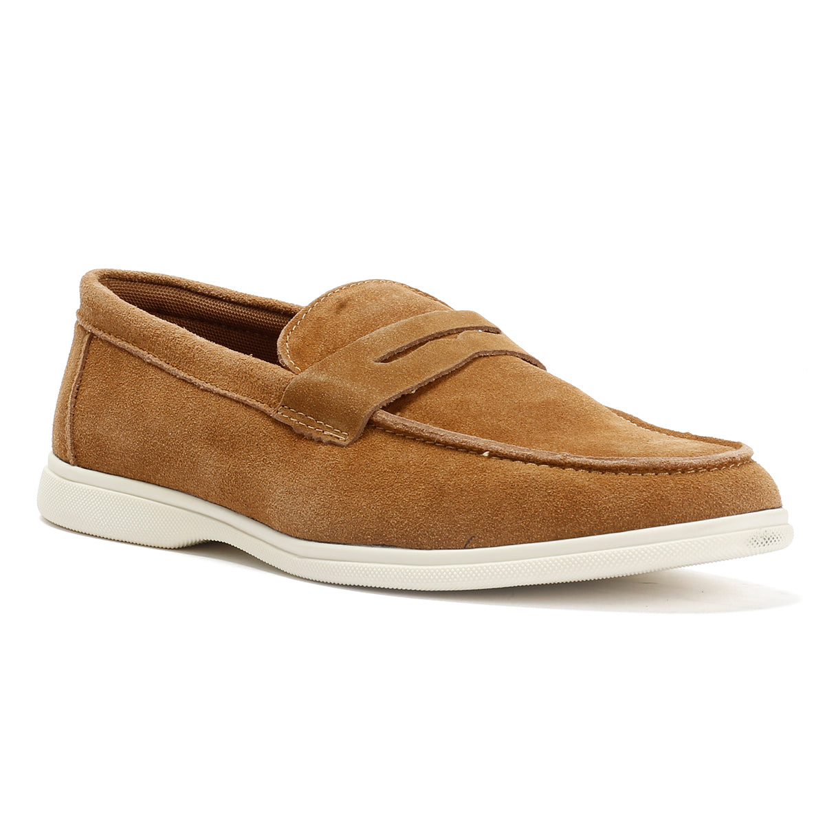 Antique Rogue Anton Suede Men's Stone Loafers