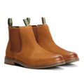 Barbour Farsley Leather Men's Dark Tan Chelsea Boots