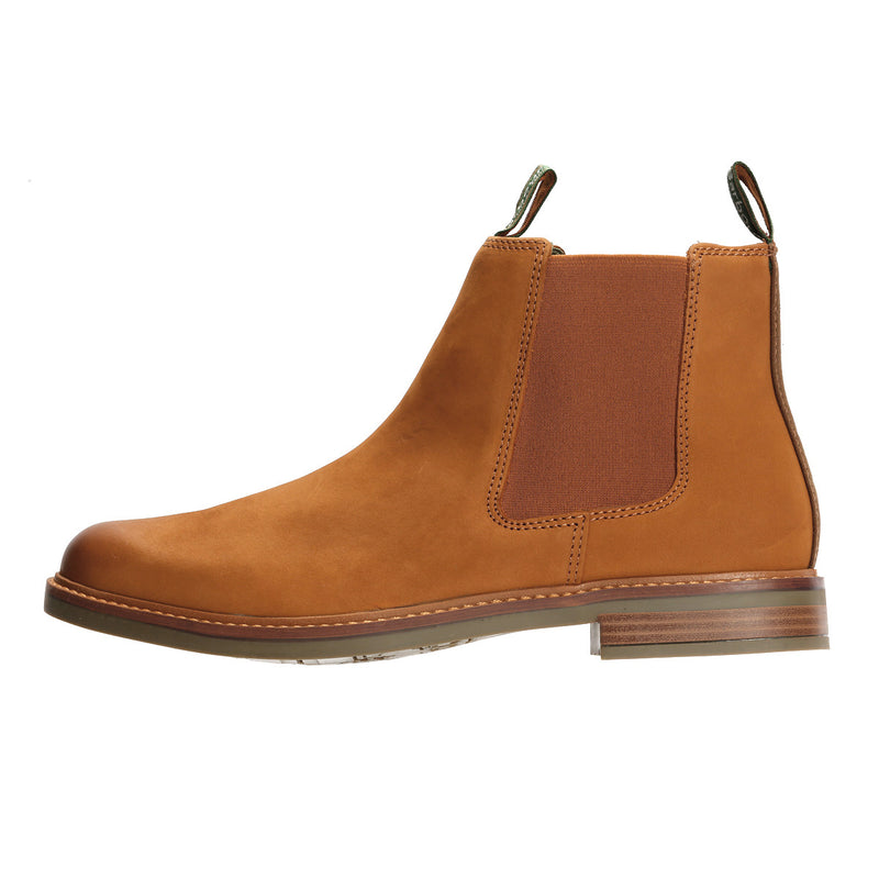Barbour Farsley Leather Men's Dark Tan Chelsea Boots
