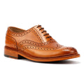 Ben Sherman Sugarman Brogue Leather Men's Tan Lace-Up Shoes