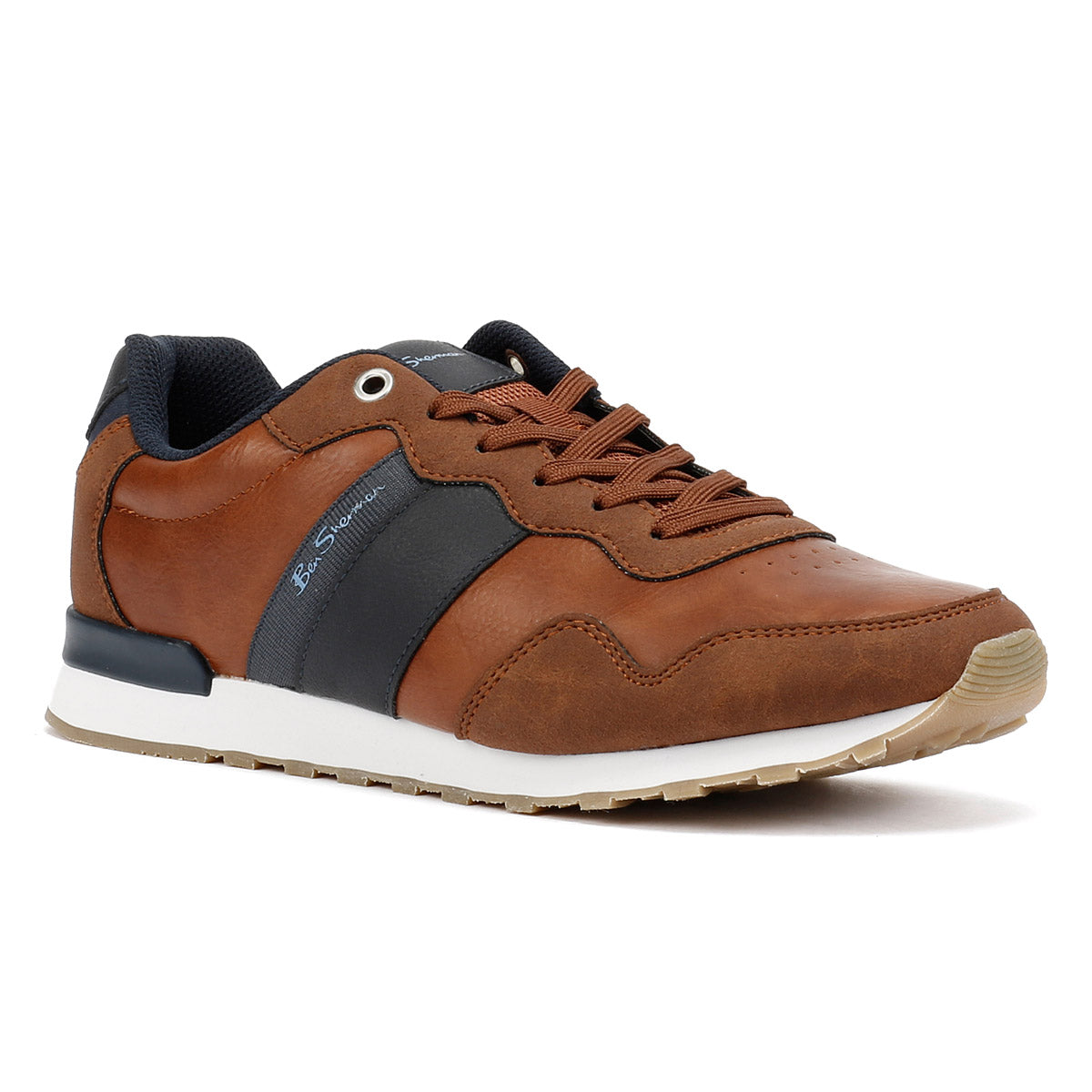 Ben Sherman Owen Retro Men's Tan/Navy Sneakers