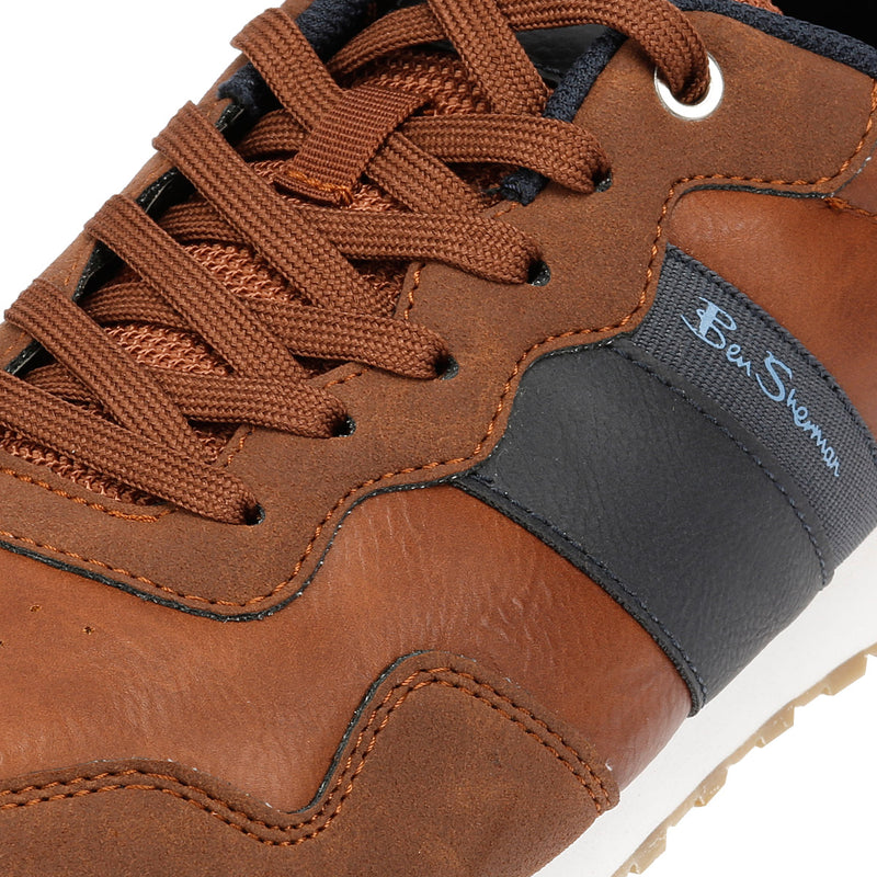 Ben Sherman Owen Retro Men's Tan/Navy Sneakers