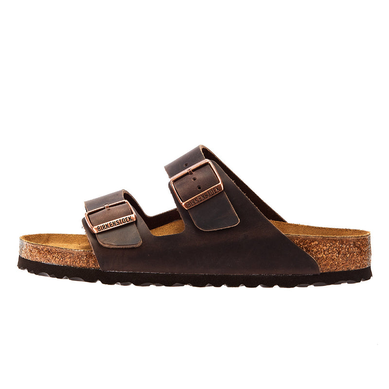 Birkenstock Arizona Birko-Flor Mens Brown Narrow Sandals