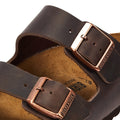 Birkenstock Arizona Birko-Flor Womens Brown Narrow Sandals