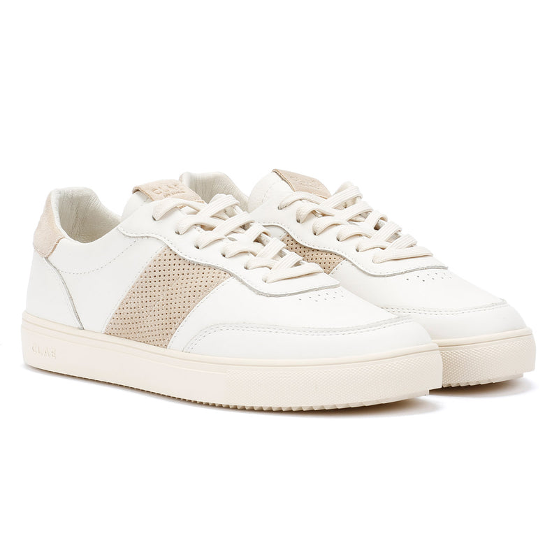 Clae Davis Men's Off White/Safari Sneakers