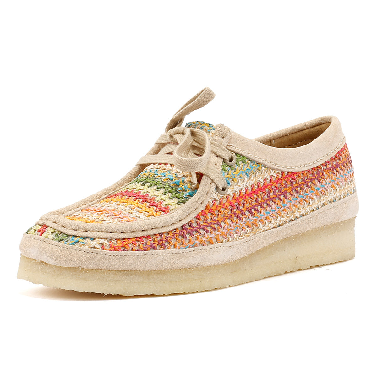 Clarks Originals Wallabee Raffia Women's Multicolour Shoes