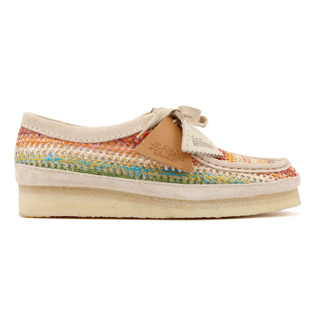 Clarks Originals Wallabee Raffia Women's Multicolour Shoes