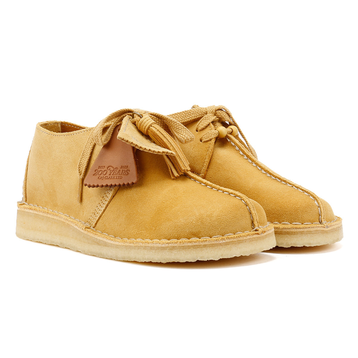 Clarks Originals Desert Trek Suede Women's Golden Tan Shoes