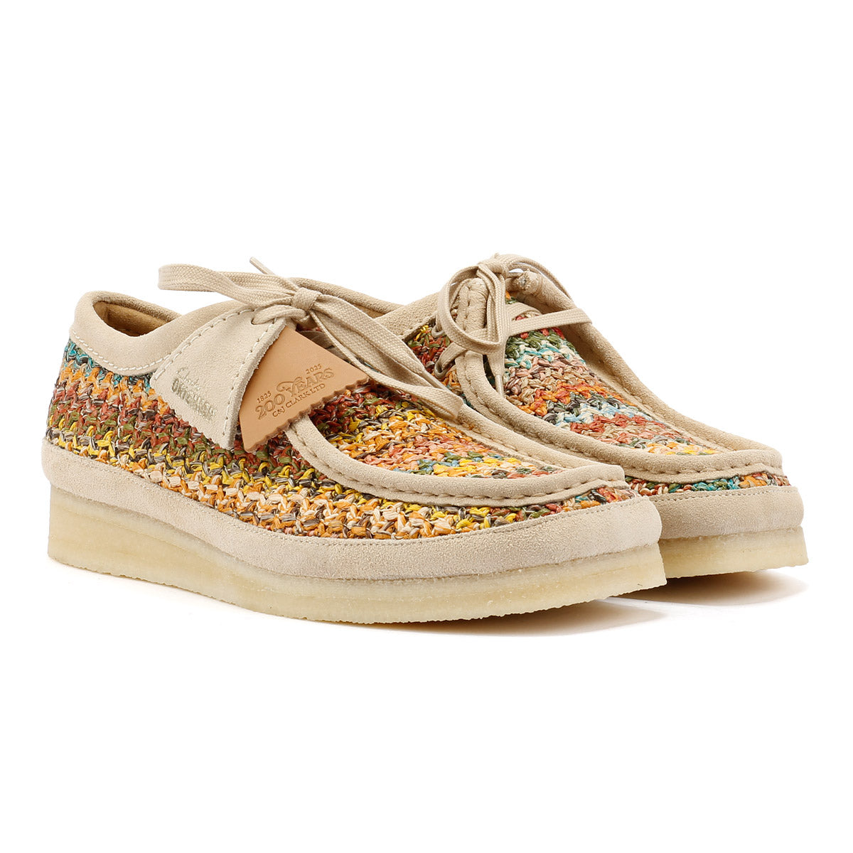 Clarks Originals Wallabee Raffia Men's Multicolour Shoes