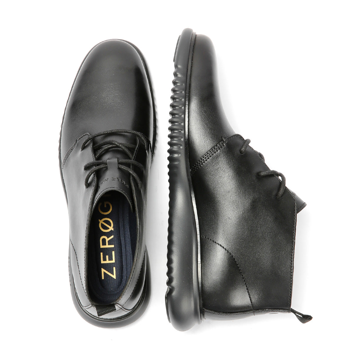 Cole Haan 2.Zerogrand Leather Men's Black Chukka Boots