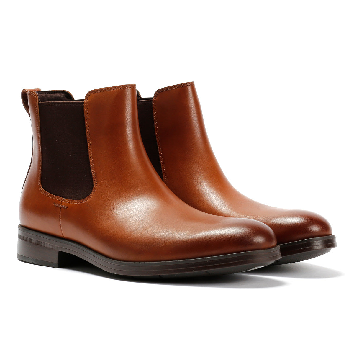 Cole Haan Newmark Grand British Tan Leather Men's Chelsea Boots