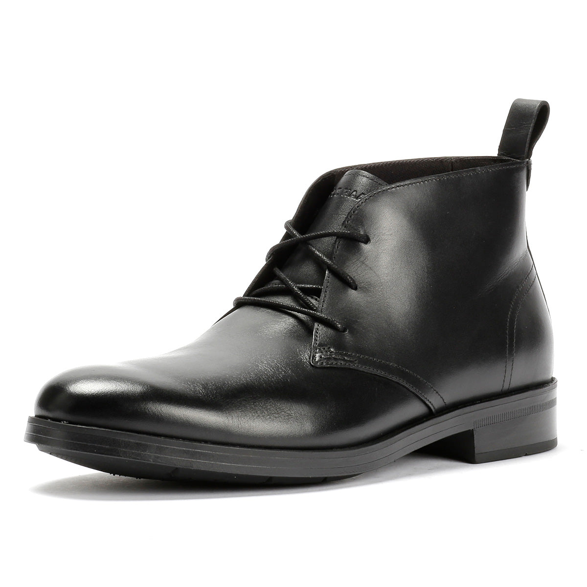 Cole Haan Newmark Grand Flexcraft Leather Men's Black Chukka Boots