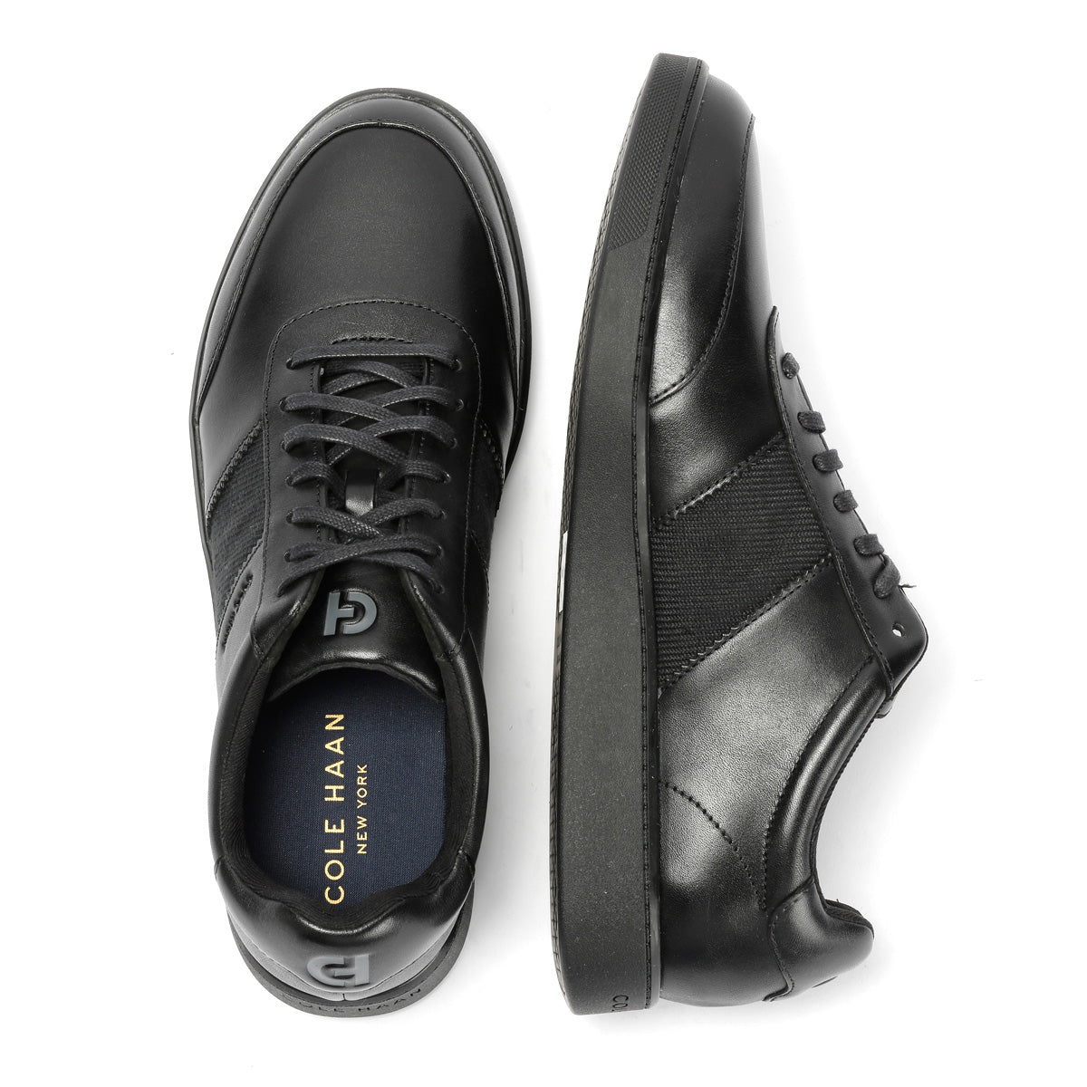 Cole Haan Grand Crosscourt Gates Leather Men's Black Sneakers