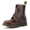 Dr. Martens Serena Leather Women's Brown Boots