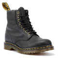 Dr. Martens 1460 WL Grizzly Leather Black Boots