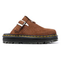 Dr. Martens Zebzag Warmlined Suede Brown Mule