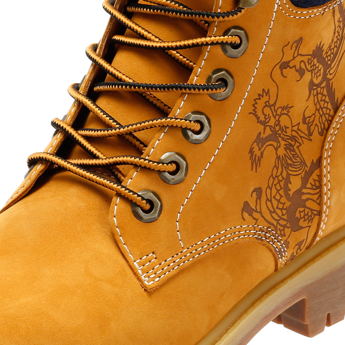 Ed Hardy Dancing Dragon Nubuck Women's Tan Boots