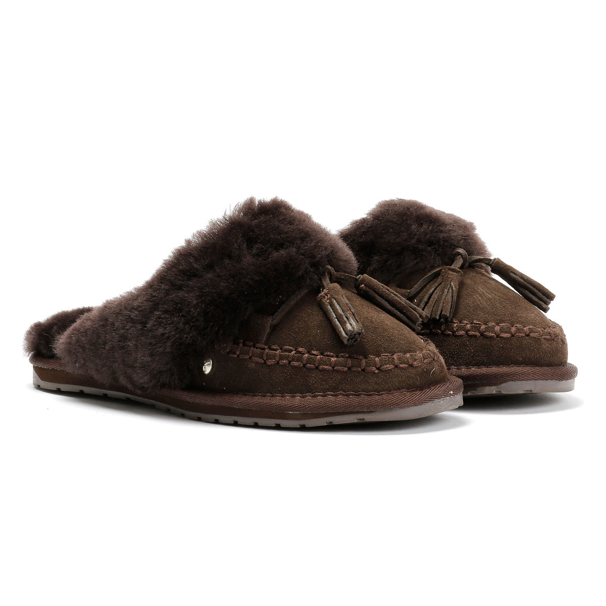 Emu Australia Tahnee Suede Women's Chocolate Slippers