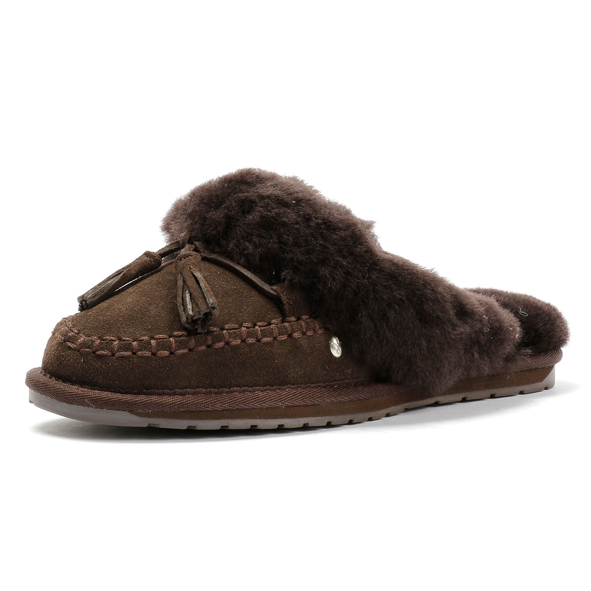 Emu Australia Tahnee Suede Women's Chocolate Slippers