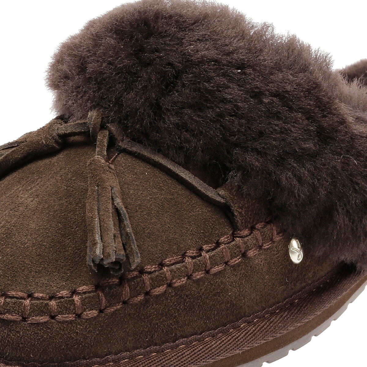 Emu Australia Tahnee Suede Women's Chocolate Slippers