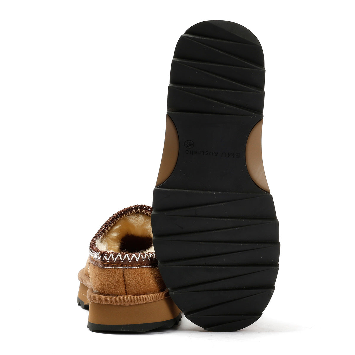Emu Australia Sharky Scuff Suede Women's Chestnut Slippers