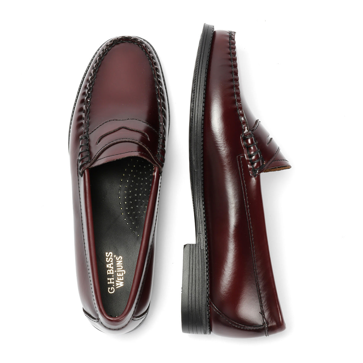 G. H. Bass Weejun II Leather Women's Wine Penny Loafers