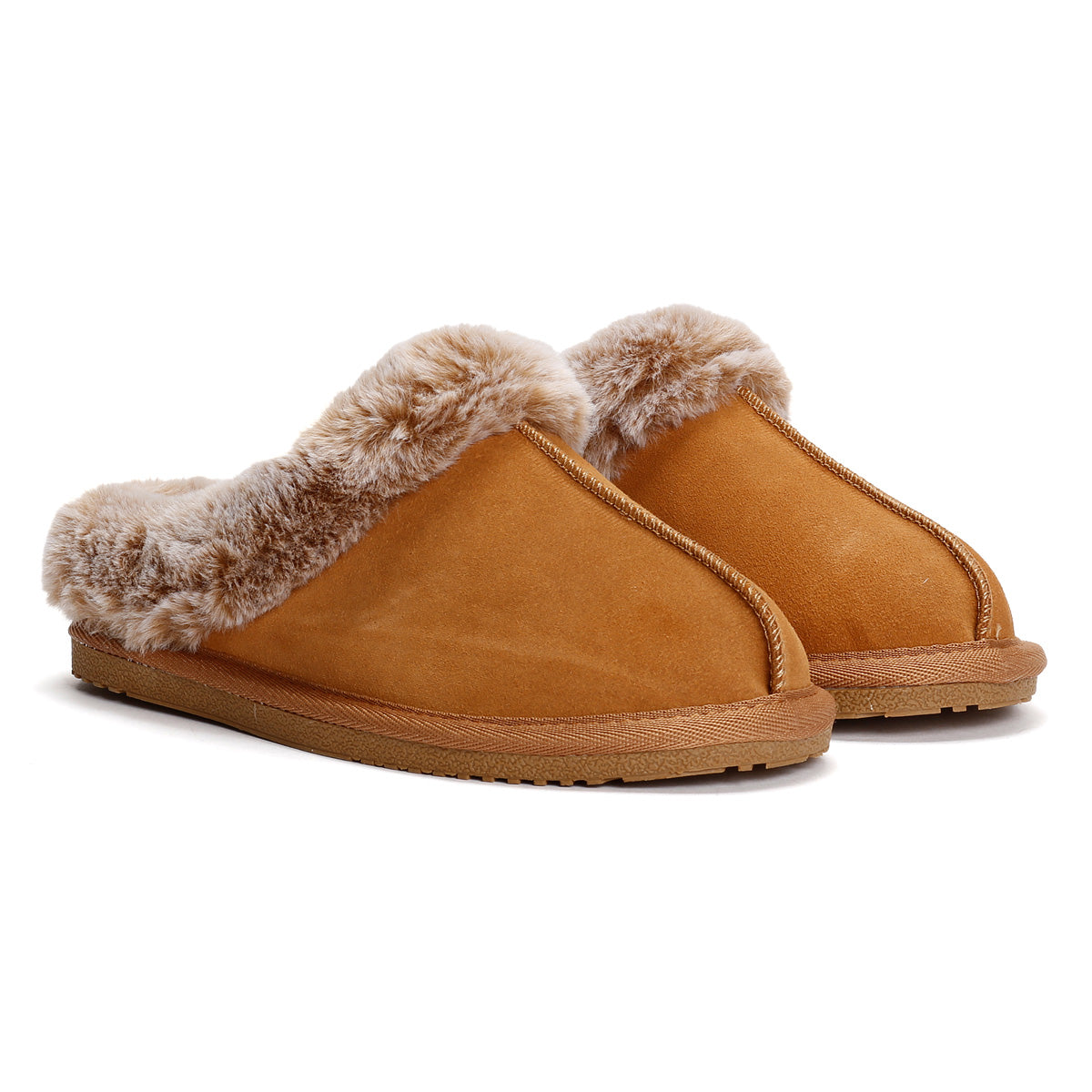 Hush Puppies Amara Suede Women's Tan Slippers