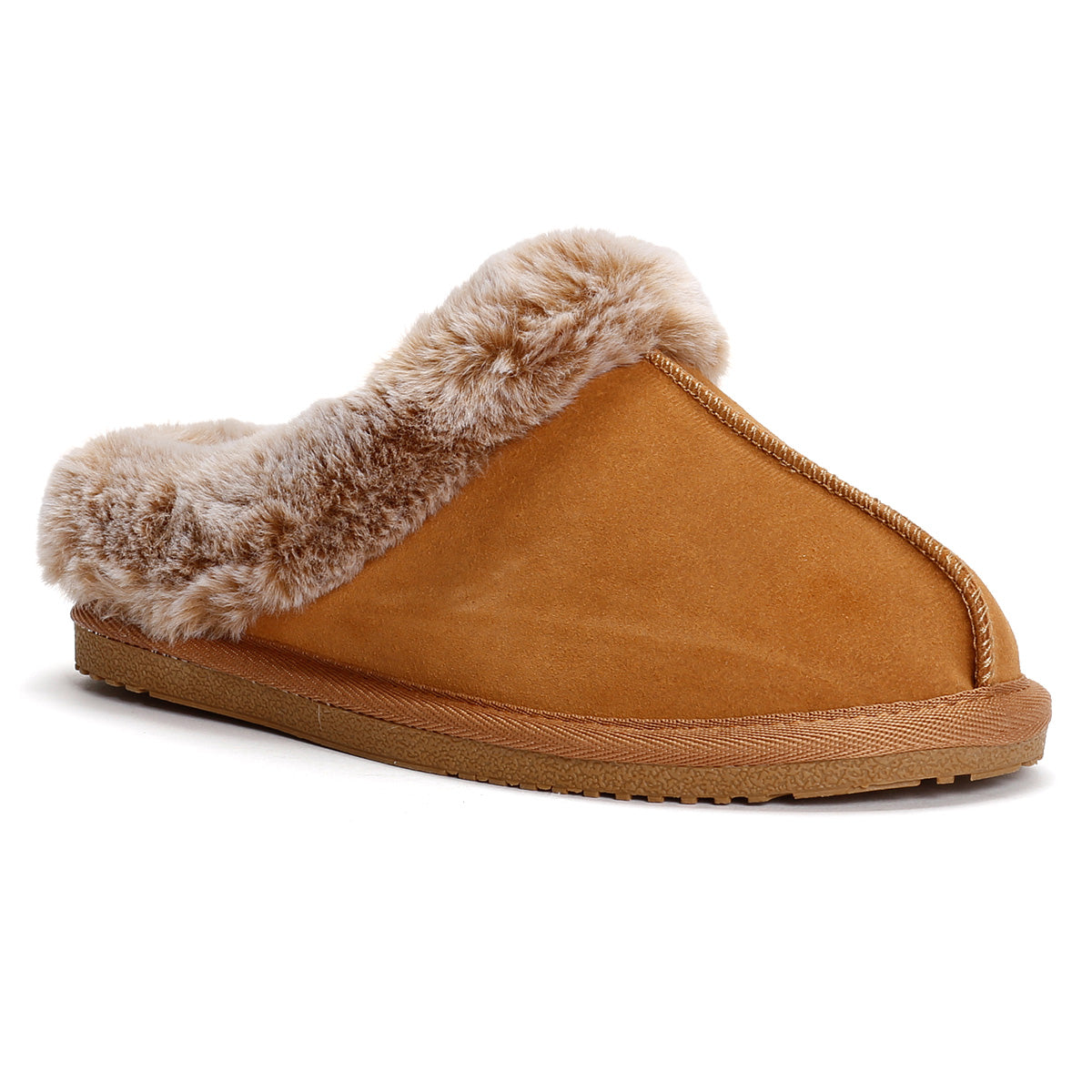Hush Puppies Amara Suede Women's Tan Slippers