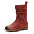 Hush Puppies Emilia Leather Women's Burgundy Winter Mid Calf Boots
